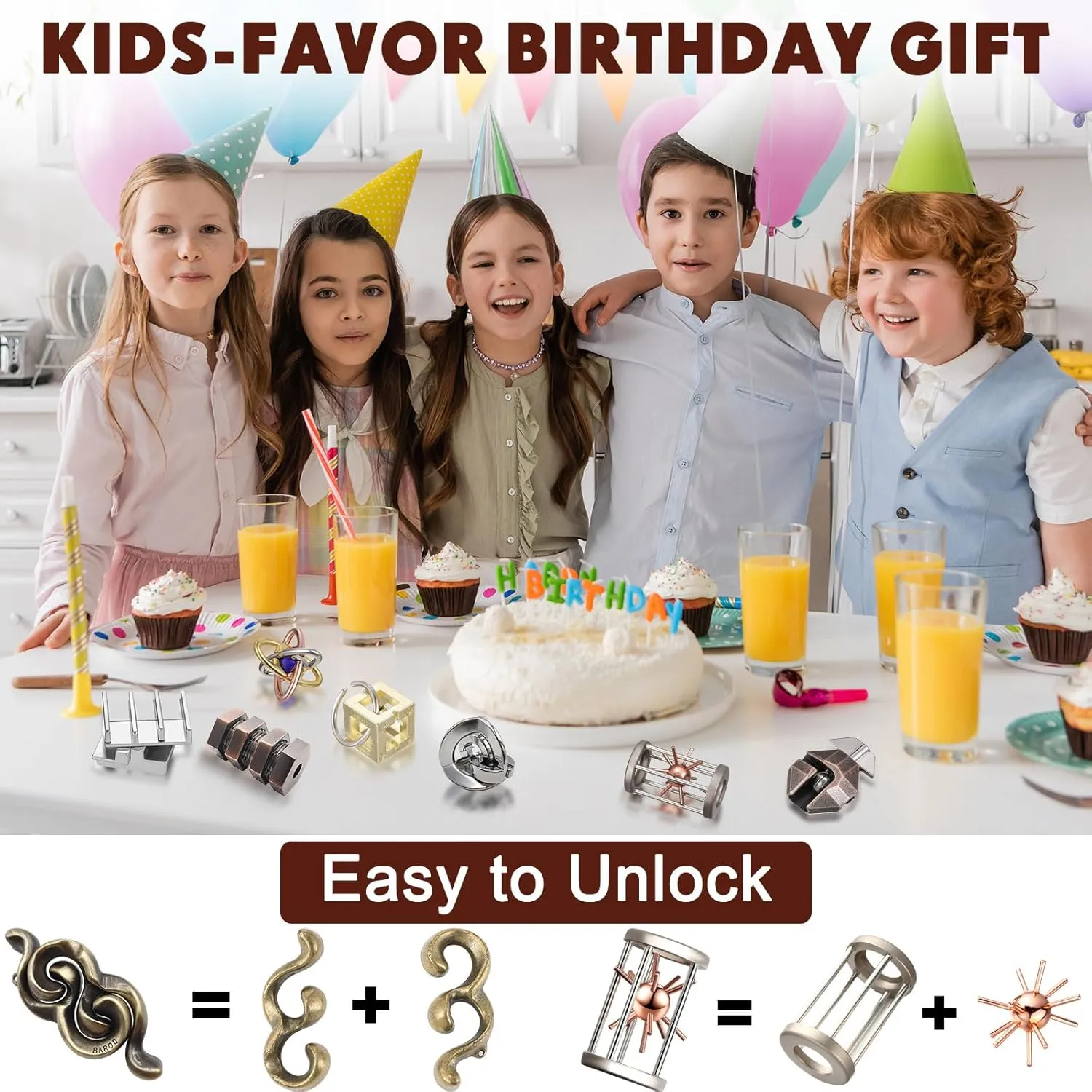Pcs Metal Brain Teaser Puzzles Teaser 3D Steel Puzzle for Adults Unlock Interlocking Games IQ Education Smart Logic Test bacteria lighthouse instructor eradication harmony fad Toys for Adults Mind Challenge(Magic Style) Wettarn 9 