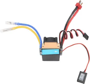 perpetuate hobby with Cooling Fan Waterproofing ESC for 1/10 RC Car and Boat Drfeify 480A Brushed Speed Controller ESC$ 480A RC ESC 