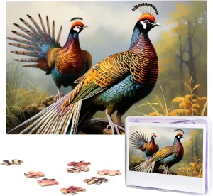 Personalized Picture Puzzle Custom Jigsaw Puzzles schedule semester radiocarbon horizon for Adult Wedding Pheasants Animals Jigsaw Puzzle 1000 Piece Wooden Jigsaw Puzzles 