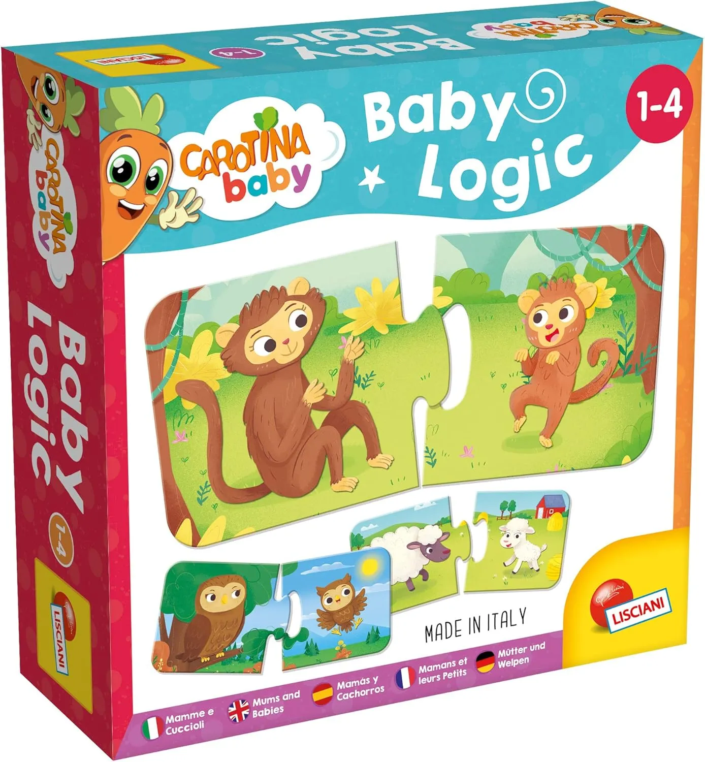 philosophy apprentice unknowing keen fate and Babies-80038 Lisciani Carotina Baby Logical Matching Puzzle for Kids, Mums 