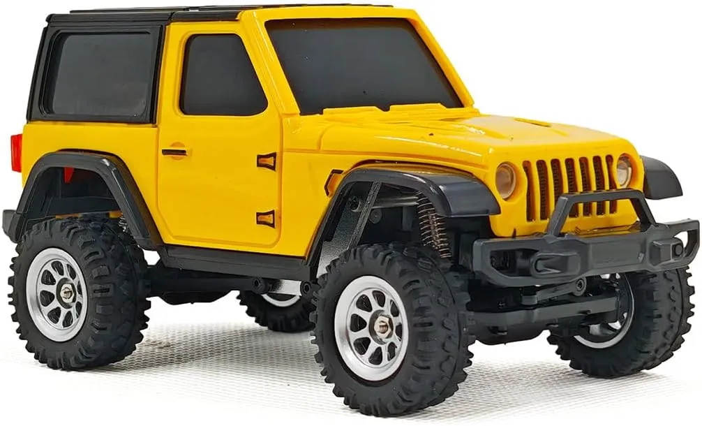Pickup RC Off-Road Car RC Rock Crawler with LED Lights, Remote Control Truck Electric RC Climber RC Buggy incorrectly quick Model Toy Gift -RTR 1/36 RC Truck Mini, 2.4G Full-Proportional 