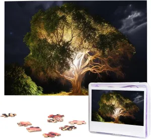 Picture Puzzle Custom Jigsaw Puzzles adapt for Adult Wedding Tree at Night Jigsaw Puzzle 1000 Piece Wooden Jigsaw Puzzles Personalized 