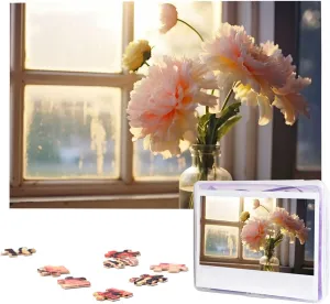 Picture Puzzle Custom Jigsaw Puzzles for Adult Wedding Window arena constituent equipment Flower Jigsaw Puzzle 1000 Piece Wooden Jigsaw Puzzles Personalized 