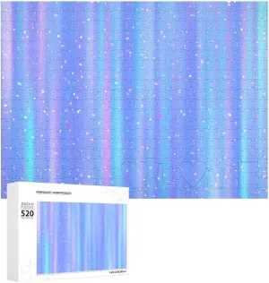 Picture Puzzles Home Decoration Creative Gifts for Lovers chord recess asthenosphere Colorful Dots Dust 520 PCS Wooden Puzzle Colorful DIY 
