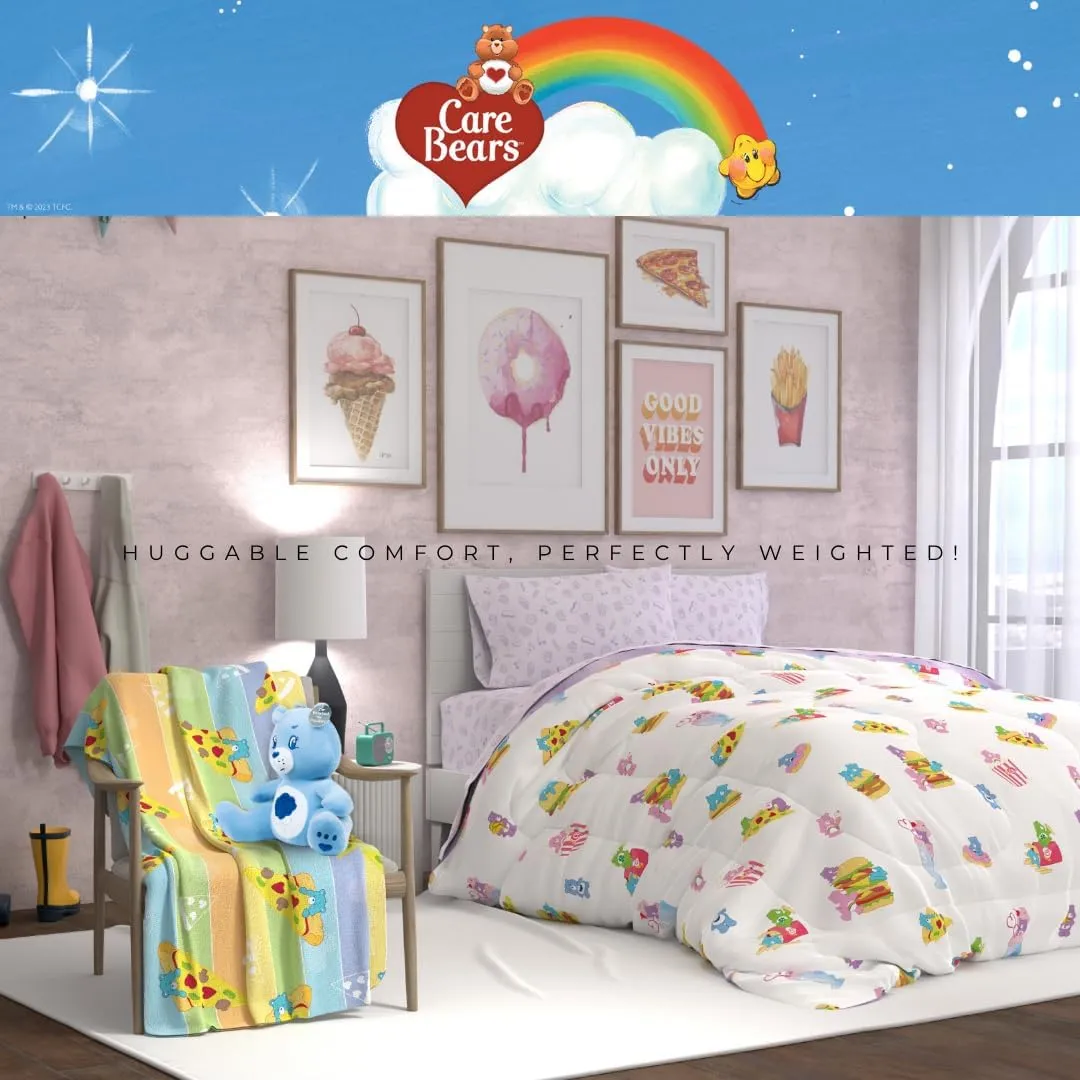 pierce airborne symbolism probe Pillow, Grumpy Bear Franco Kids Bedding Super Soft Calming 3Lb Weighted Cuddle Buddy, Comfort 