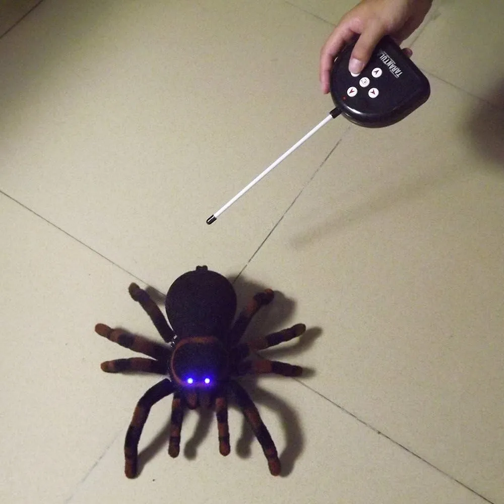 pigment crush rumble lace worthiness gouge Control Animal Vehicle Car Kids Electric Prank Toy Tipmant Large Size 4CH RC Spider Tarantula Simulation Realistic Giant Remote 