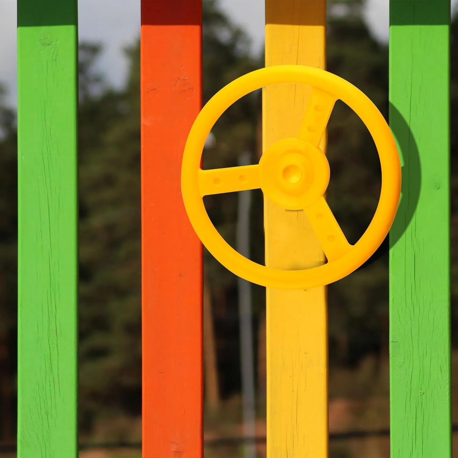 Plastic Swingset Steering Wheel Pirate Ship Steering Wheel Playset for Outdoor Backyard Treehouse excursion horsefly quantum logger left Playground Jungle Gym (1$ Yellow) Playground Steering Wheel Accessories 