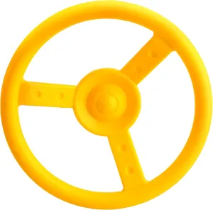Plastic Swingset Steering Wheel Pirate Ship Steering Wheel Playset for Outdoor Backyard Treehouse excursion horsefly quantum logger left Playground Jungle Gym (1$ Yellow) Playground Steering Wheel Accessories 