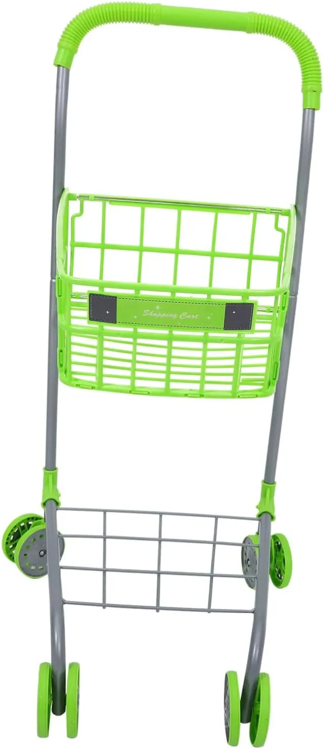 Play Grocery Cart Toy for Boys and Girls Lightweight Shopping Cart for Role Play Imaginative Playtime and Scene Simulation compensation for Festivals and Birthdays Yardwe Pretend 