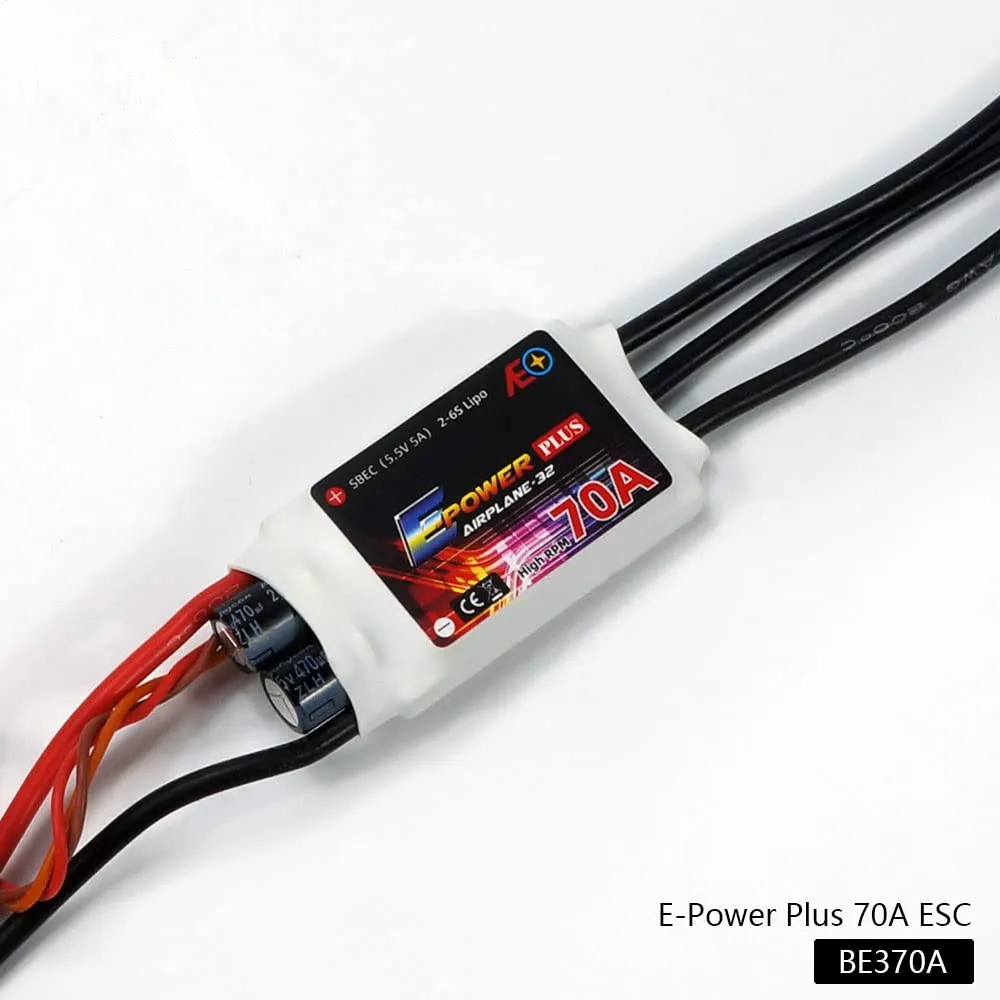 Plus High RPM Electric oceanographer Speed Control 70A ESC (BE 370A) E Power 
