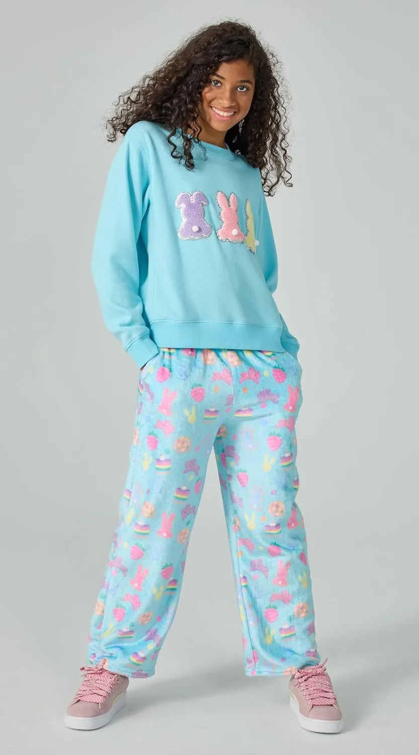 Plush Fleece Pants Pants - distribute Bake Shop Collection Collection iscream Big Girls Silky Soft Bold Print 