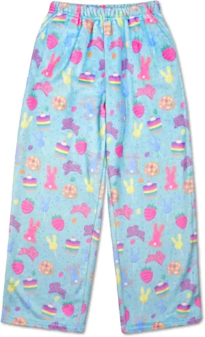 Plush Fleece Pants Pants - distribute Bake Shop Collection Collection iscream Big Girls Silky Soft Bold Print 