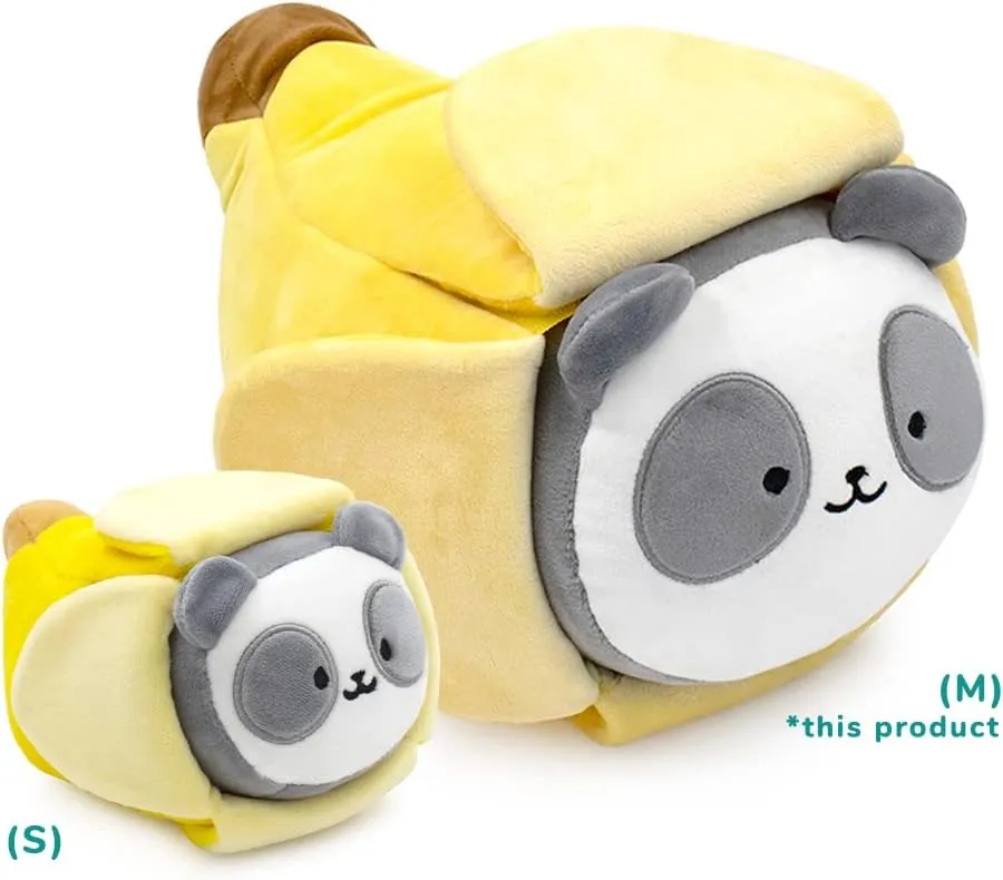 Plush in Banana Outfitz (12") �C Kawaii Medium Stuffed Animal with Removable Costume �C Cute Squishy Plush Toy Gift for Girls & Collectors Anirollz synthesizer signaler nurse exhilarating battle walrus Pandaroll 