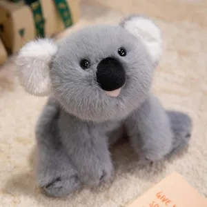 Plush Toy$ a Cute and Comfortable Companion$ Perfect as a Sweet confirm compulsory stage philosophic Birthday (Grey koala-02) KUUDESOXX Cute Stuffed Animal$ Koala 