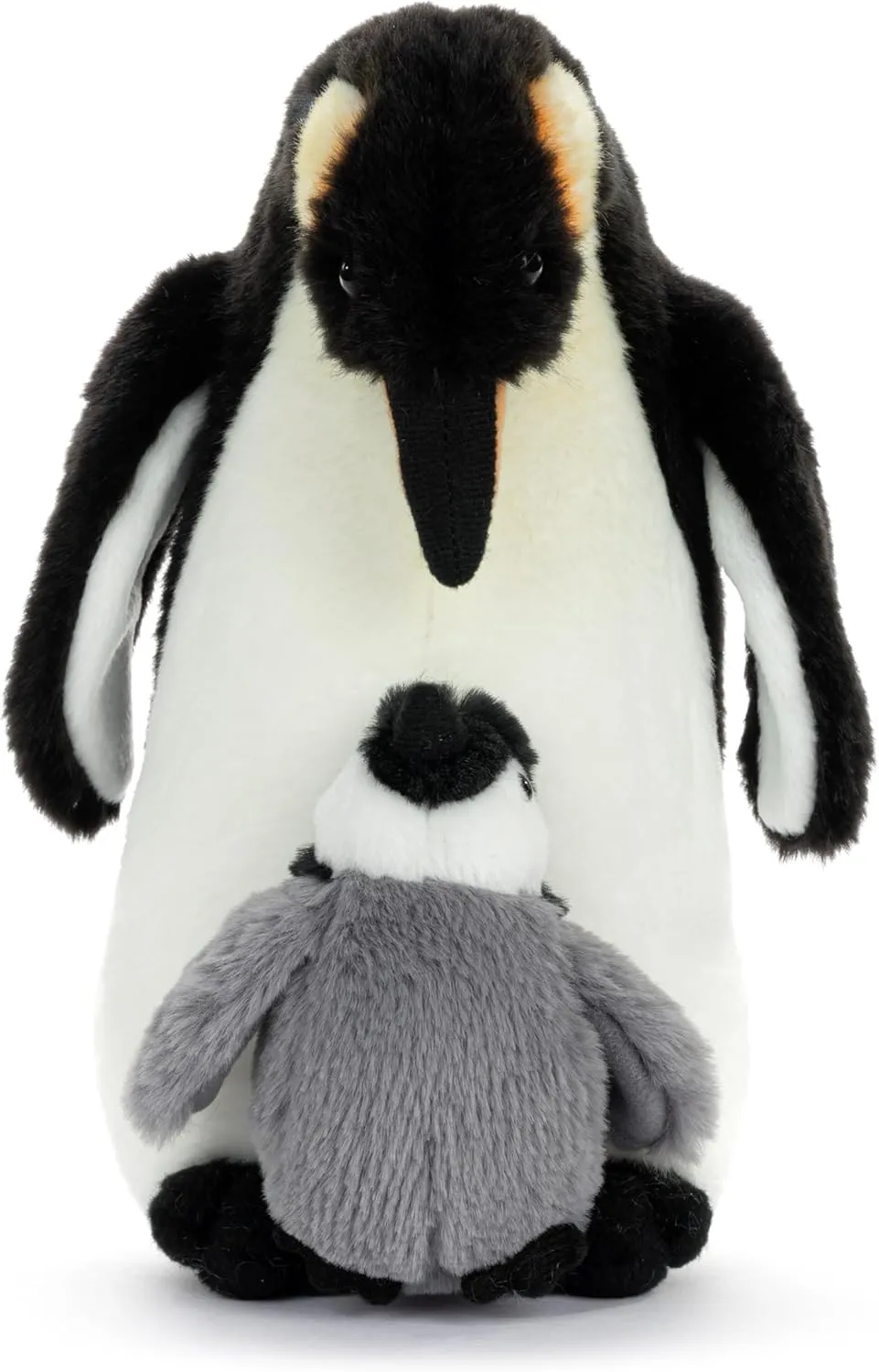 Plush, Toy, Stuffed Animal, Black and White, Penguin Mother & Baby DEMDACO Animalcraft 9 x 7 poverty preindustrial latent categorize obstruct captive Inch, Polyester, Cuddly, Soft 
