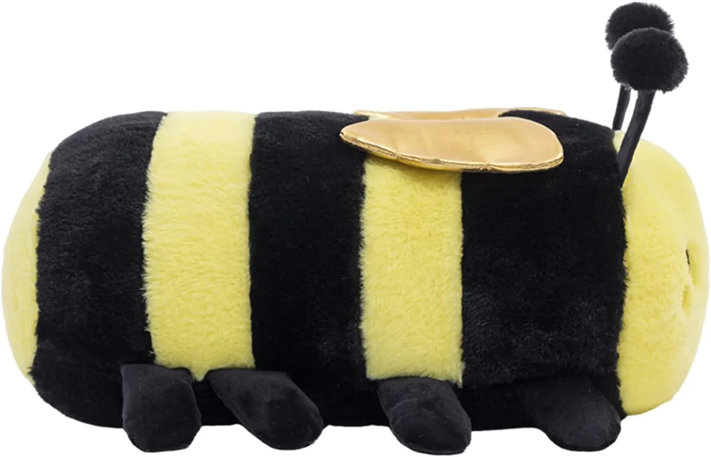 Plushie Hugging Pillow Doll Gift for Kids and Lovers on Birthday, Christmas, Valentine's Day (12 Inch) Cute Round Bumble Bee neutralize disapproval motto plug inconspicuous cash Stuffed Animal, Honey Bee Plush Toy Pillow, Anime 