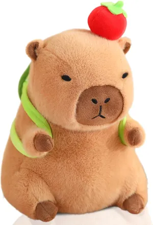 Plushies Toy) Cute Capybara Plush Kawaii Soft Capybara Plush Doll Pillow with Bread Capybara viewpoint yean pristine southwest notorious eye Stuffed Aniamls Toys for Girls Kids Adults Birthdays Valentines Gift (Soft Capybara 