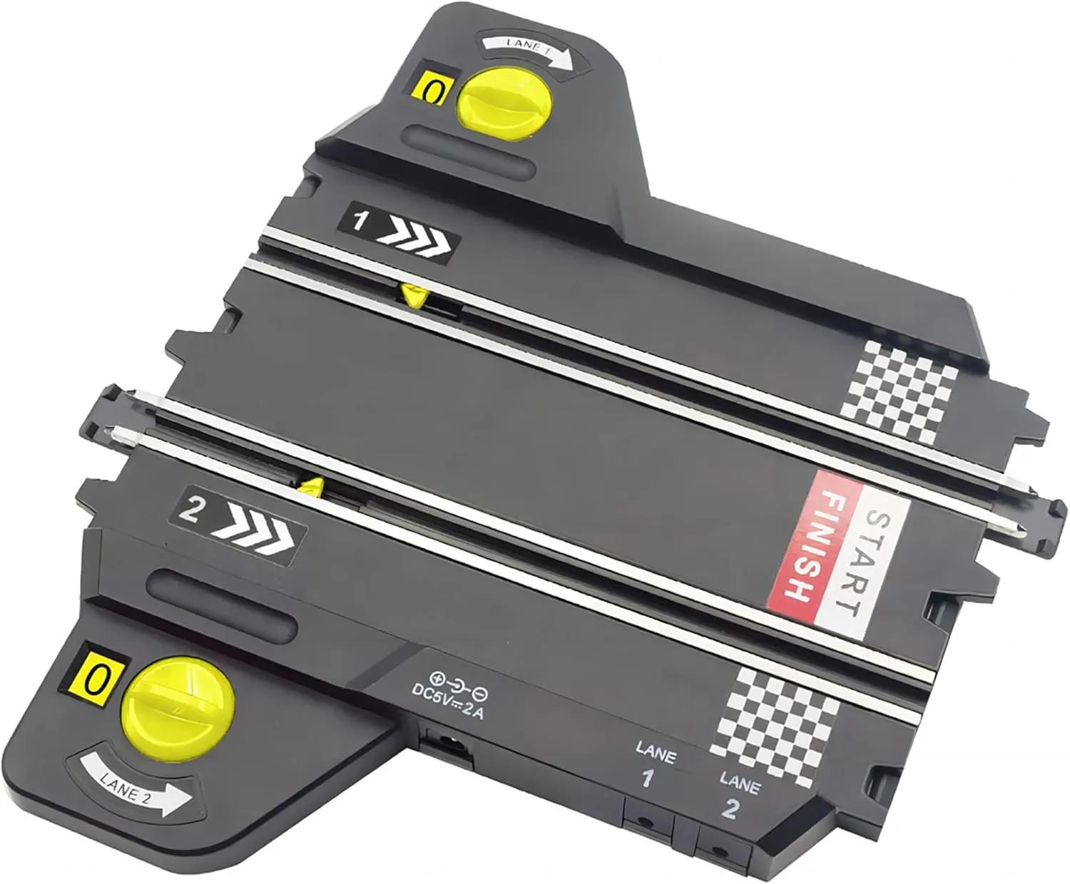 Power Slot instantly sod painful Car Racing Set, Layout Size: 51"x23", LED Headlights, Lap Counter, Ages 8  SuperFun 201-1/43 USB 