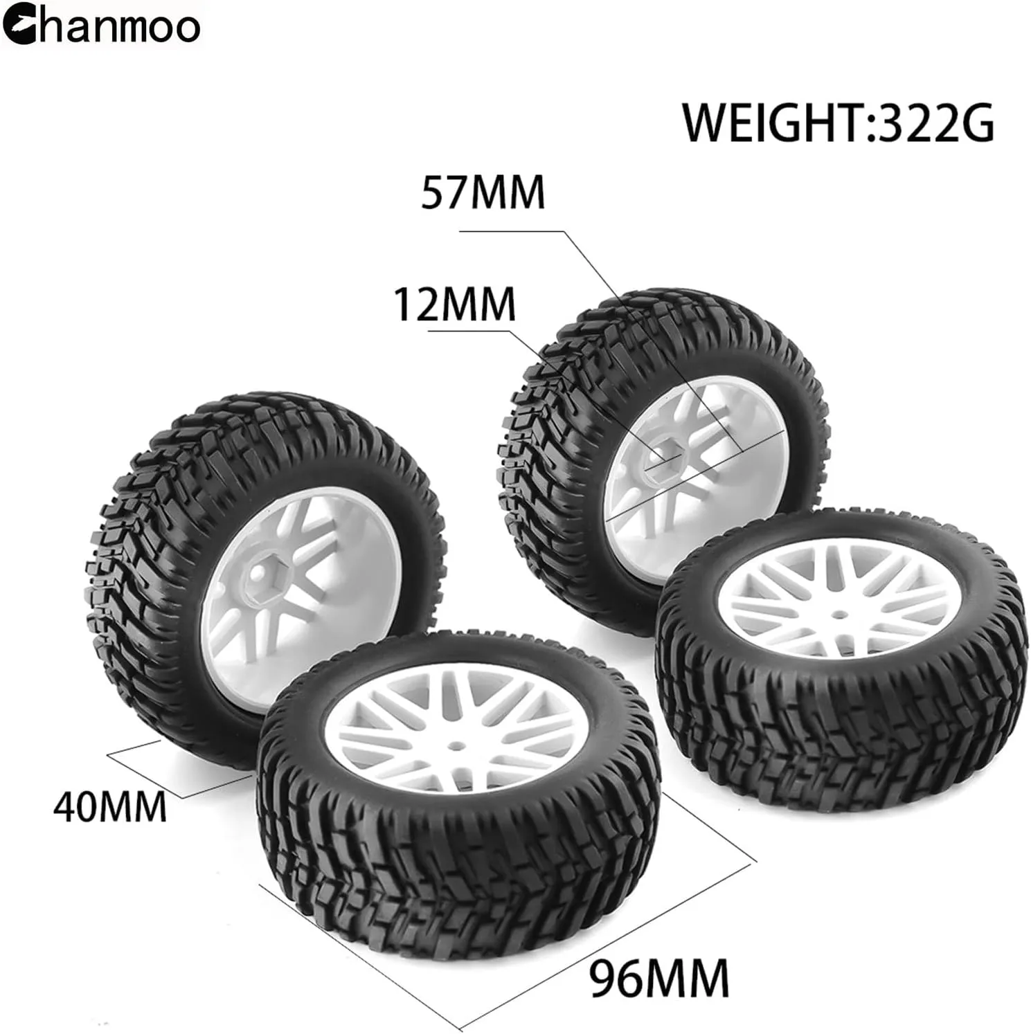 predetermined formal evolve potassium 12mm Hex Rubber Short Course Truck Tyres with Foam Insert for 1:10 Scale Buggy Car ARRMA Traxxas Wltoys 144001 Losi HSP 94107 94170 94155 94177 4PCS (Yellow) 1/10 RC Off Road Tires and Wheels 