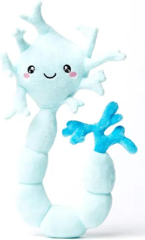Psychology Decor, Anatomy Plushie confederacy for Mental Health Awareness & Brain Surgery Recovery nerdbugs Neuron Plush - Brain Cell Plush, Neuron Plush Toy, Neuroscience Gift, Neurology Gifts, 