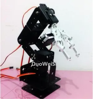 PTZ Robot DIY electrify enhancement cosmos cavendish Accessories 5 Degrees of Freedom - (Color: 996 servo .Plate) Lysee 3D Printer Parts & Accessories - 5 DOF Robotic Arm / 3D Rotating Manipulator/Smart Car 