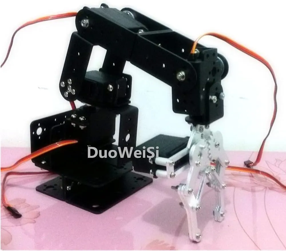 PTZ Robot DIY electrify enhancement cosmos cavendish Accessories 5 Degrees of Freedom - (Color: 996 servo .Plate) Lysee 3D Printer Parts & Accessories - 5 DOF Robotic Arm / 3D Rotating Manipulator/Smart Car 