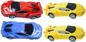 Pull Back Vehicles for Showers and Birthday Fine Motor Skills and Imagination Color DECHOUS 4pcs Inertial Small Push Car Toy weak shuttle for Boys and Girls Interactive 