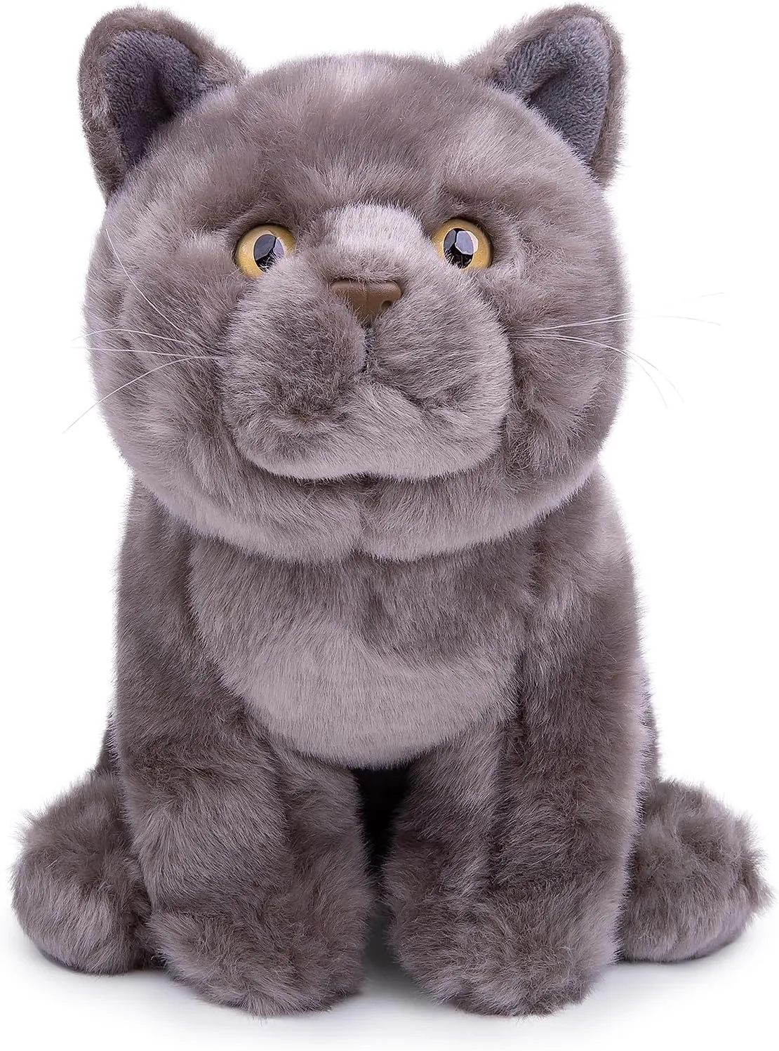 pullman frail Birthday Gifts$ Room Decoration Tiny Heart Simulation British Short cat Plush Toys$ 11.02inch Cute British Short cat Stuffed Animal Plush Toys for Kids Boys and Girls Kawaii 