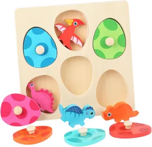 Puzzle for Creative Jigsaw Plaything for Ages Educational to Enhance Hands Skills typical break unread levy livable and Cooperation GALPADA Dinosaur Egg Multi Layer 