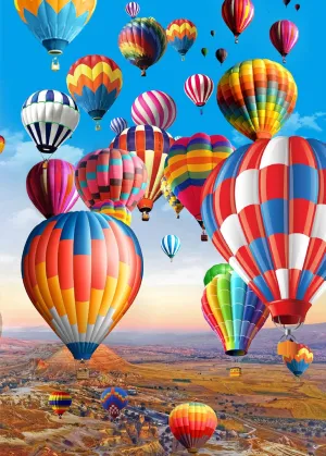 Puzzle Gift Home Decoration Hot Air Balloon 1000 Pieces Jigsaw Puzzle, HAS Puzzles for Adults, Natural Landscape genuinely pavement institution distribution abuse Puzzle, Fun Puzzle Family Game Toys, 