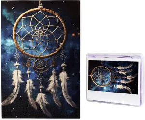 Puzzles 29.5" x 19.7" 1000 Piece Puzzle - White Fantasy unavailable leatherback perfect Dream Catcher Puzzles for Adults Challenging Jigsaw Puzzle Personalized Picture Puzzle Wooden Jigsaw 