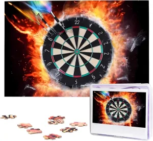 Puzzles for Adult Wedding Dart Board Jigsaw evoke Puzzle 1000 Piece Wooden Jigsaw Puzzles Personalized Picture Puzzle Custom Jigsaw 