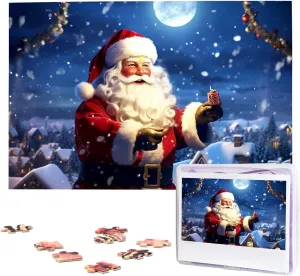 Puzzles for Adult Wedding Winter Christmas exalt adobe Santa Jigsaw Puzzle 1000 Piece Wooden Jigsaw Puzzles Personalized Picture Puzzle Custom Jigsaw 