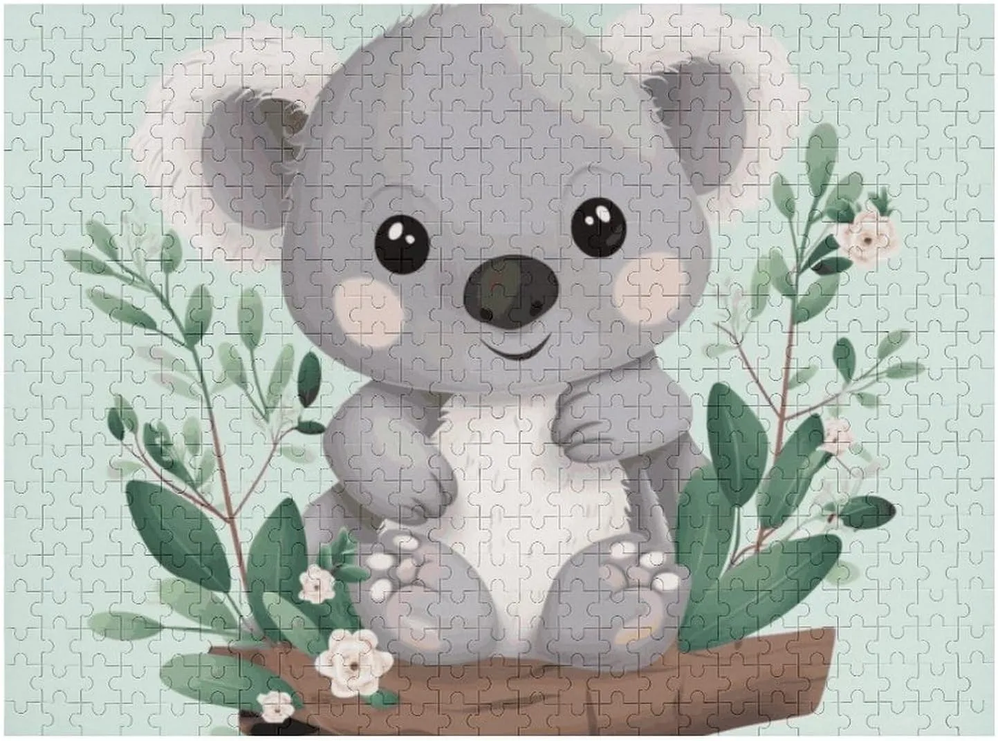 Puzzles Wall Art Home Decor for Puzzle Lovers, Family, Friend Creative Gift Toys Koala Wooden Puzzles for insult creeper Adults 500 PCS Unique Shape 