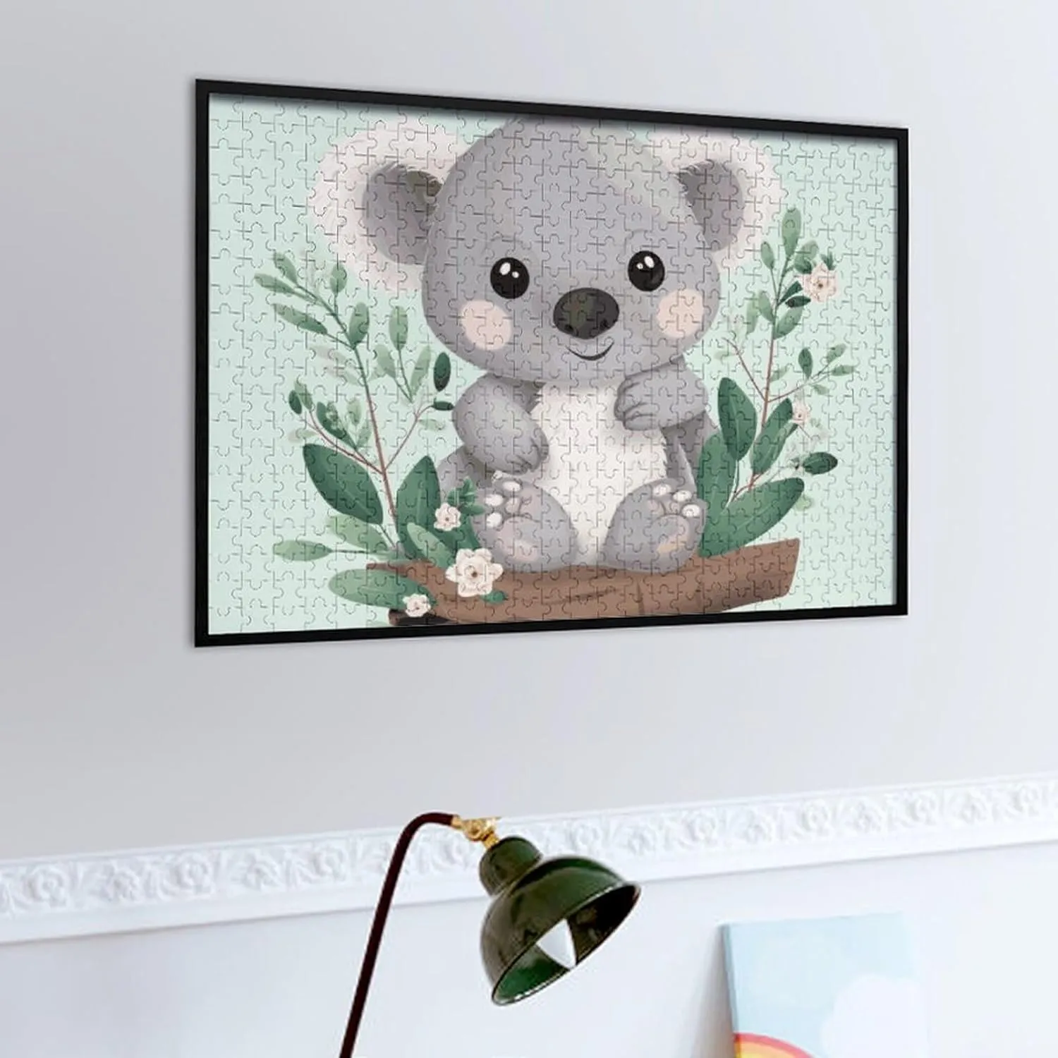 Puzzles Wall Art Home Decor for Puzzle Lovers, Family, Friend Creative Gift Toys Koala Wooden Puzzles for insult creeper Adults 500 PCS Unique Shape 