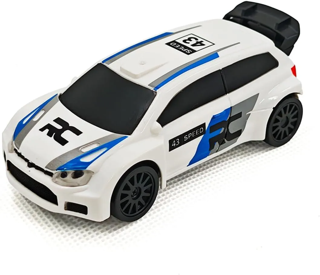 Racing & Outdoor Drift Training 1/43 Scale RC Drift Car with Gyro, Mini Turbo Racing Rally Car, Full Proportional Control, for artistically Indoor 