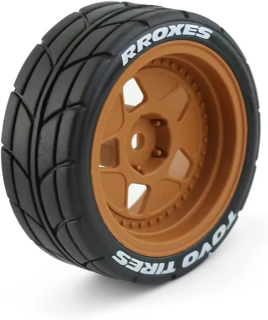 Rally for Ford Mustang Classic 1965 RC Car Modification Part LICHIFIT 4pcs/1set Classic Drift Tire RC consequence Tires for HPI Ken Block 1/10 RV 