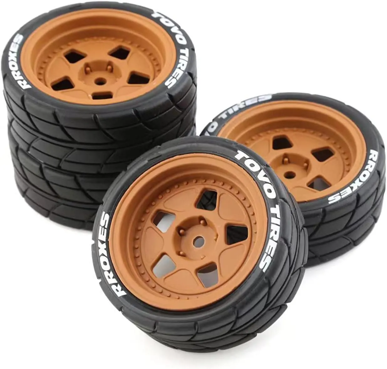 Rally for Ford Mustang Classic 1965 RC Car Modification Part LICHIFIT 4pcs/1set Classic Drift Tire RC consequence Tires for HPI Ken Block 1/10 RV 