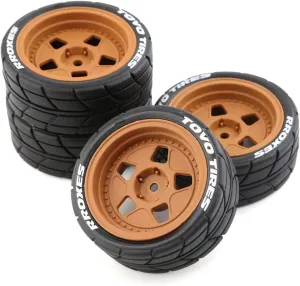 Rally for Ford Mustang Classic 1965 RC Car Modification Part LICHIFIT 4pcs/1set Classic Drift Tire RC consequence Tires for HPI Ken Block 1/10 RV 