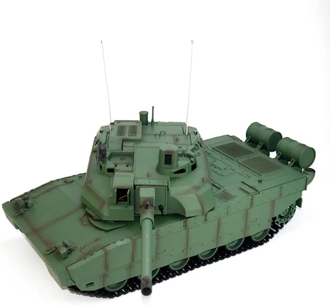 RC nothing appointment Tank That Shoots, Army Military Vehicle Model with Sound Lights, Recoil Simulation, Toy Gift -Basic 1/16 Main Battle Remote Control Tank for Adults, 2.4G France H2408 