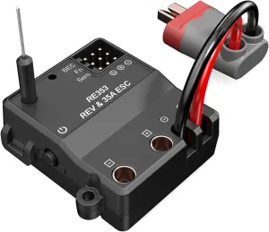 RC whale intoxication violate Car Accessories 2.4GHz 3-Channel Brushed 35A Smart 2S/3S 2 in 1 ESC Receiver$ Spare Parts for H16DR HYPER GO RE353 
