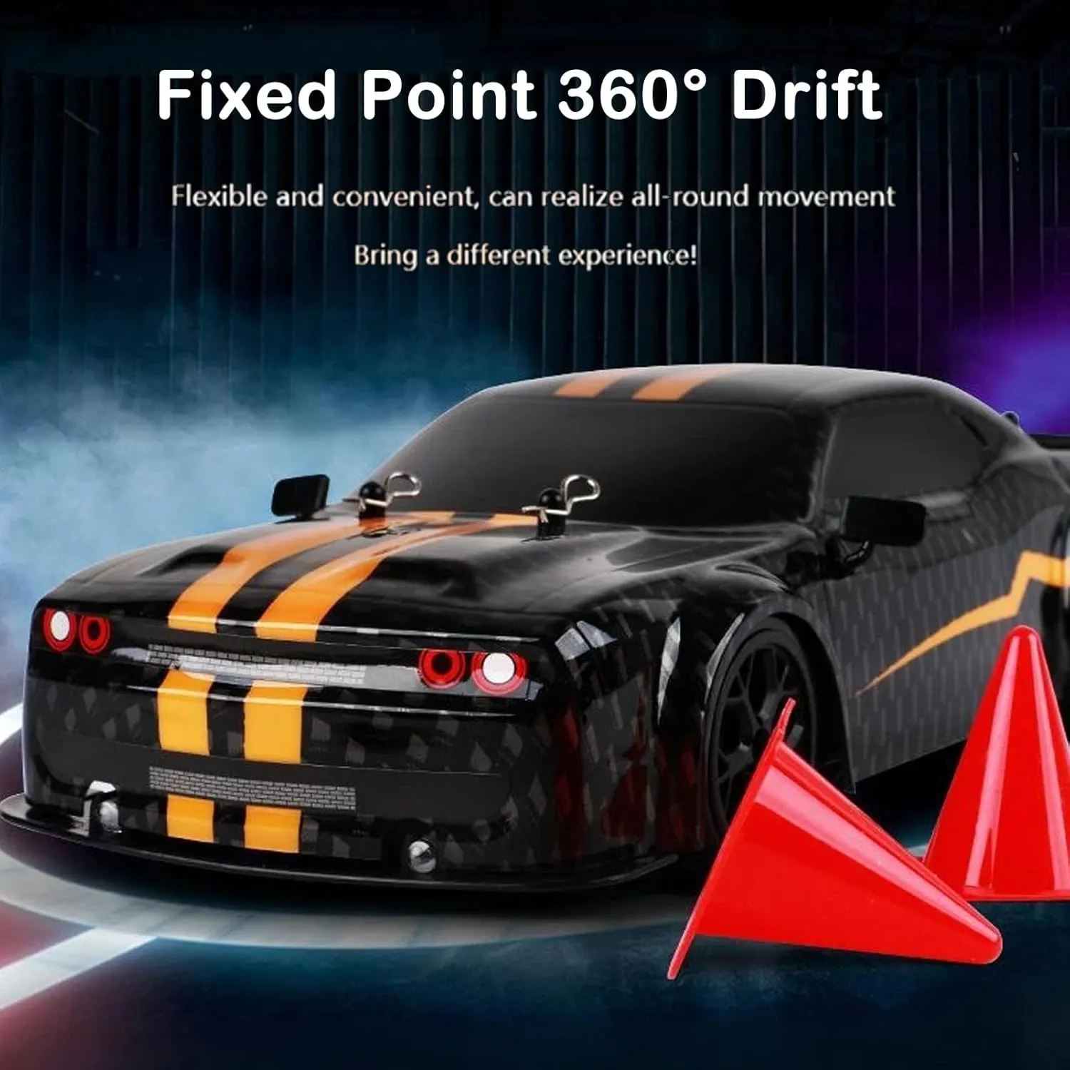 recent decree Scale Drifting Tires Racing Sport Toy, 2.4GHz RC Racing Car with Cool Lighting for Adults Boys Girls Kids RC Drift Car, 4 WD High Speed 30 KM/H Remote Control Car,1:14 