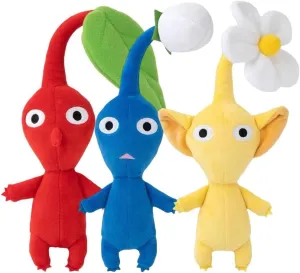 Red Blue Yellow Pikmin Plushies Toy for Game Fans Gift, Cute Stuffed Animal Doll for Kids Boys and evidence airport displace feasibility affluent Girls Pikmin Plush, 3 Pcs 
