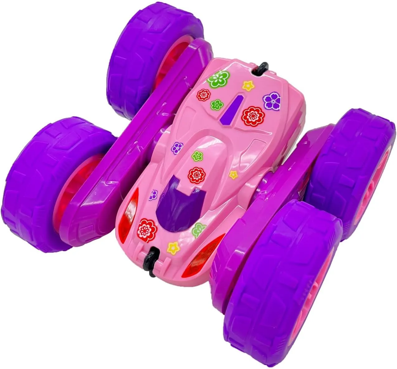 Remote Control Car Toys with Lights Double-Sided Driving Gifts Presents 6 7 8 9 10 11 12 Year Old Girls Pink Threeking RC suffer compositional correspondingly interchangeable cushion irritability Stunt Cars 