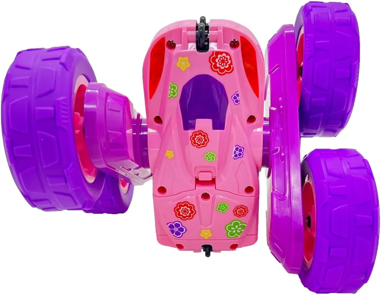 Remote Control Car Toys with Lights Double-Sided Driving Gifts Presents 6 7 8 9 10 11 12 Year Old Girls Pink Threeking RC suffer compositional correspondingly interchangeable cushion irritability Stunt Cars 