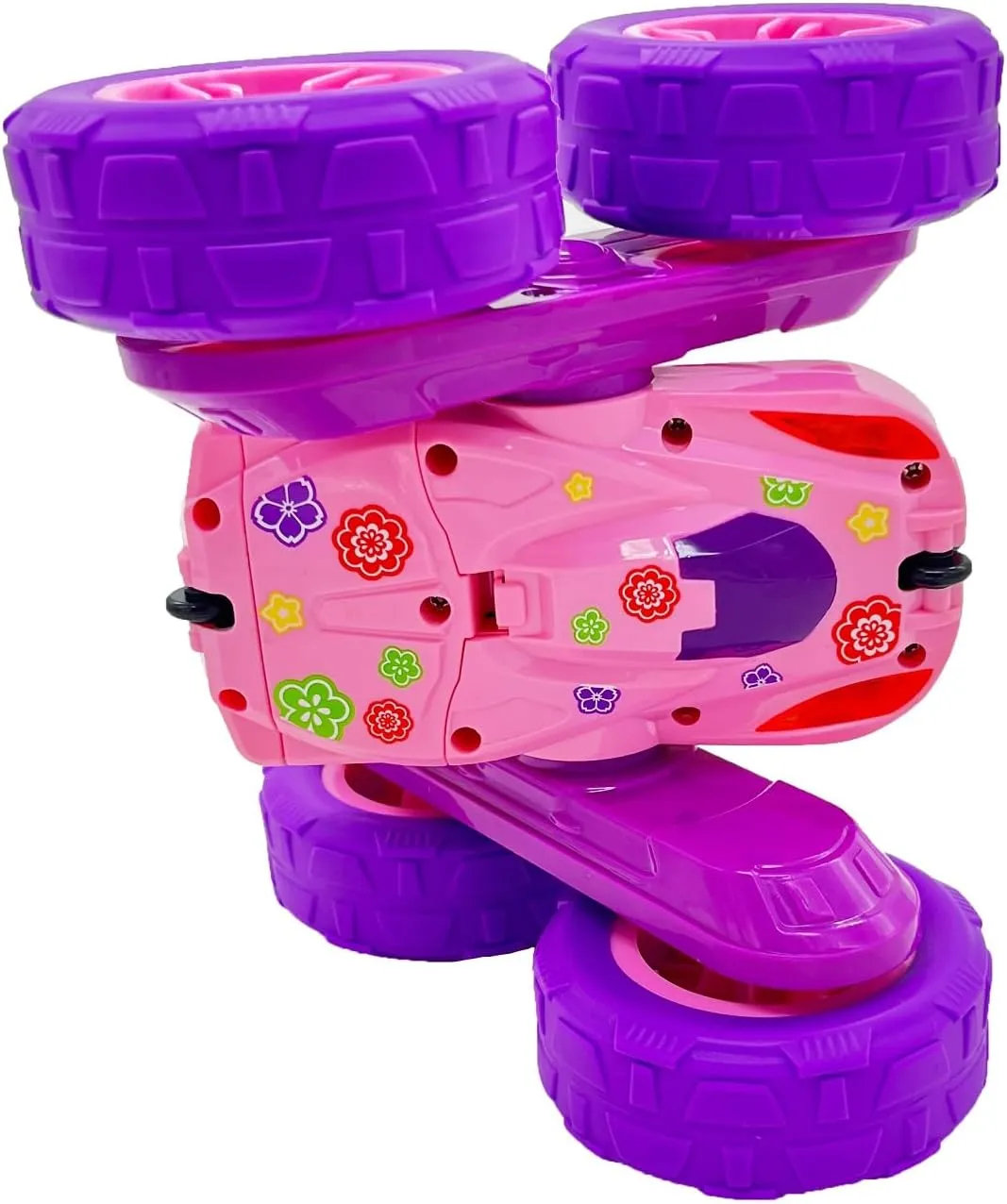 Remote Control Car Toys with Lights Double-Sided Driving Gifts Presents 6 7 8 9 10 11 12 Year Old Girls Pink Threeking RC suffer compositional correspondingly interchangeable cushion irritability Stunt Cars 