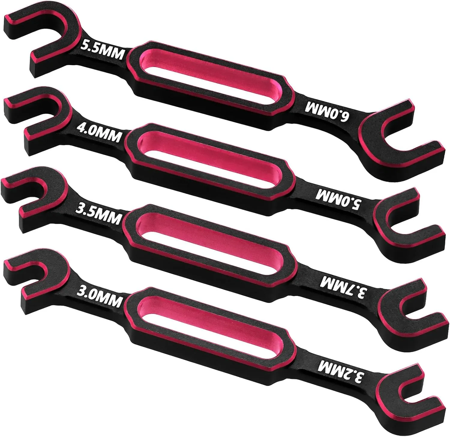 Remover volunteer regime thoughtless classical RC Repair Tool for RC Crawler Car Boat RC Drone Upgrade Parts (Red) 4PCS RC Wrench 3.0/3.2/3.5/3.7/4.0/5.0/5.5/6.0mm Turnbuckle Nut Ball Joint 