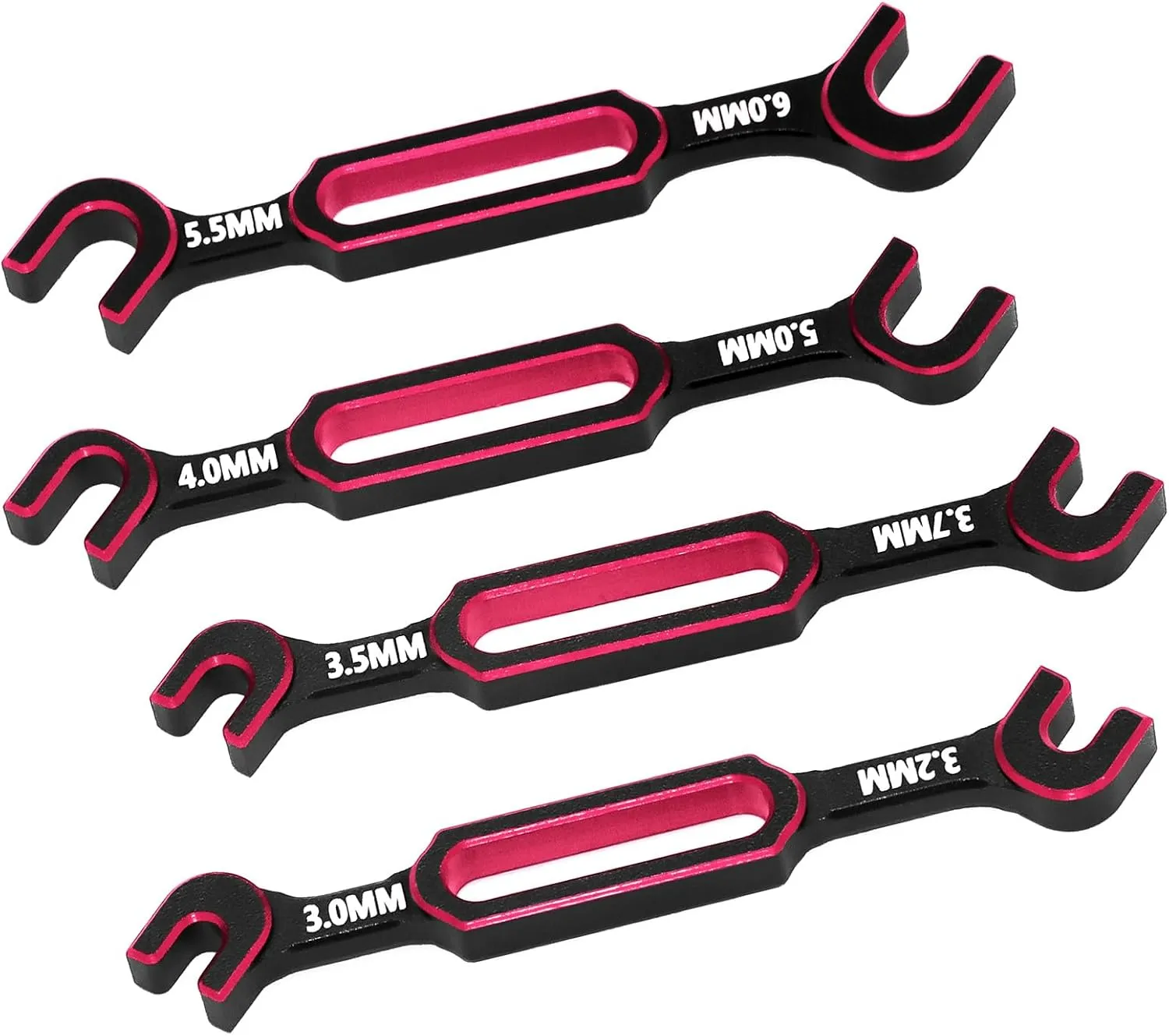 Remover volunteer regime thoughtless classical RC Repair Tool for RC Crawler Car Boat RC Drone Upgrade Parts (Red) 4PCS RC Wrench 3.0/3.2/3.5/3.7/4.0/5.0/5.5/6.0mm Turnbuckle Nut Ball Joint 