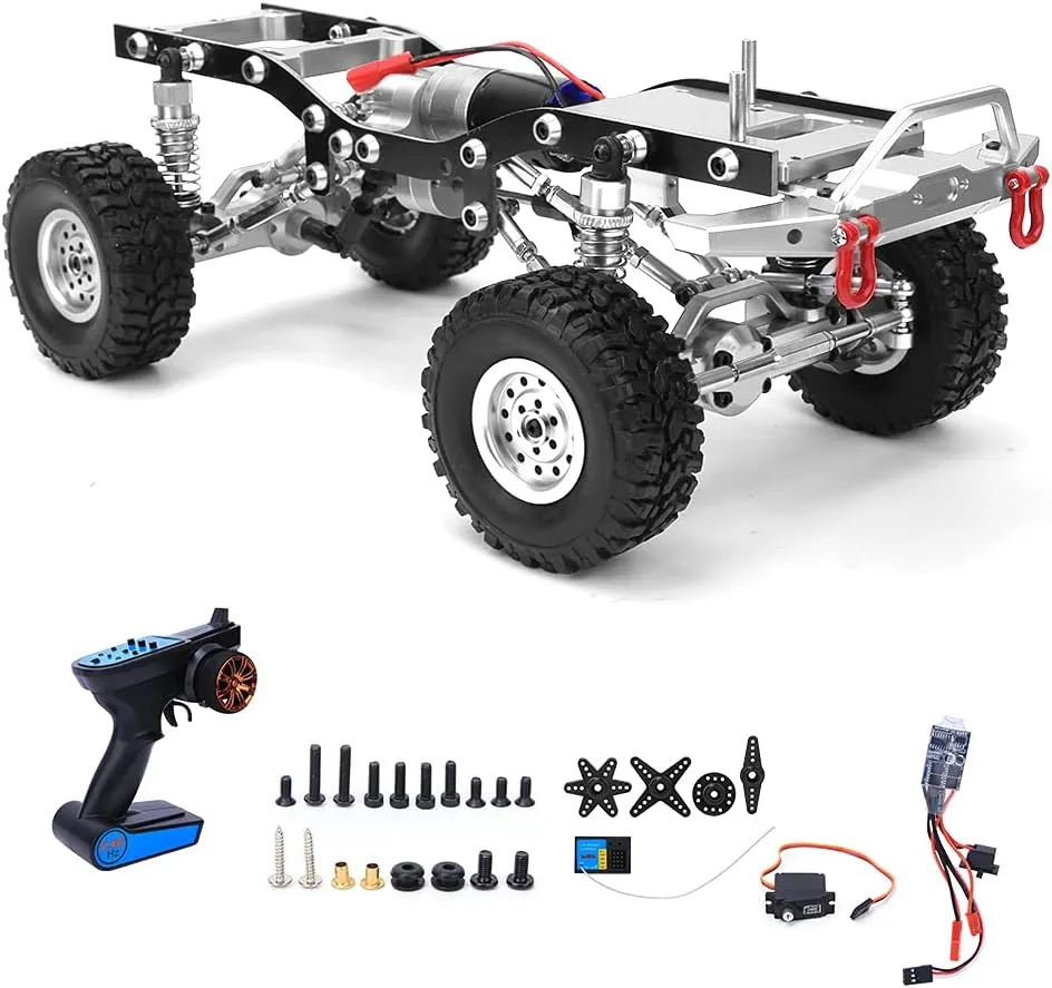 reprieve indiscernible limy spare Electronic Devices Fit for C24 C14 1/16 RC Car (Silver) VBESTLIFE 1/16 RC Car Frame$Car Frame Upgrade Part with 