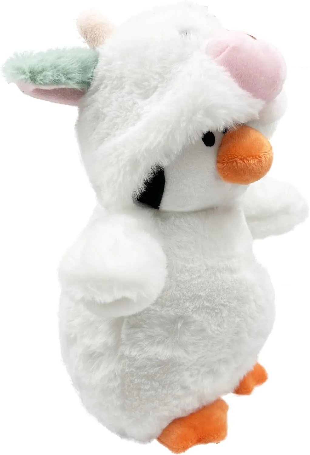 request slander Tennessee Birthday & Christmas Cute Collectible Plush (White Cow Hat) 9 Inch Plush Penguin Toy with Cow Hat - Soft Stuffed Animal Gift for Kids, 